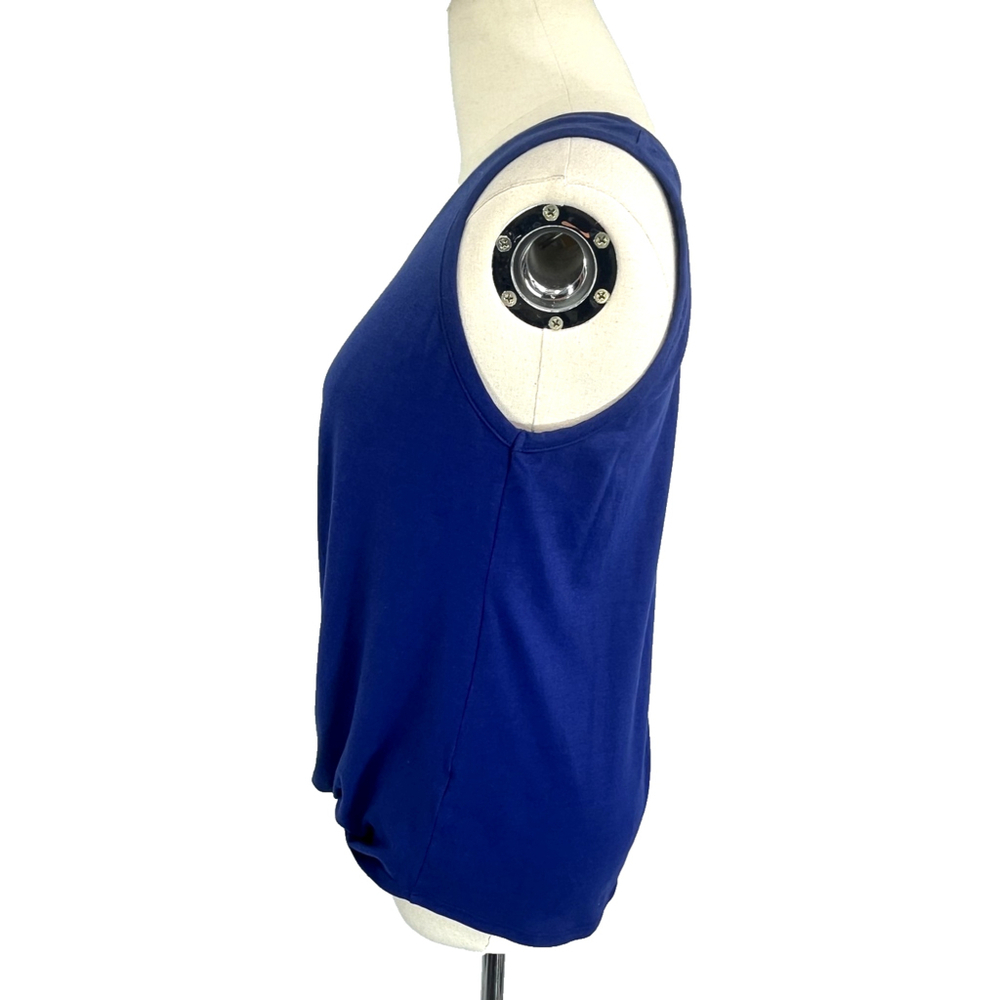 New Fresh Produce Tank‎ Top Womens XS Blue Moonlight Sleeveless Knot Front  Noa - Picture 2 of 13